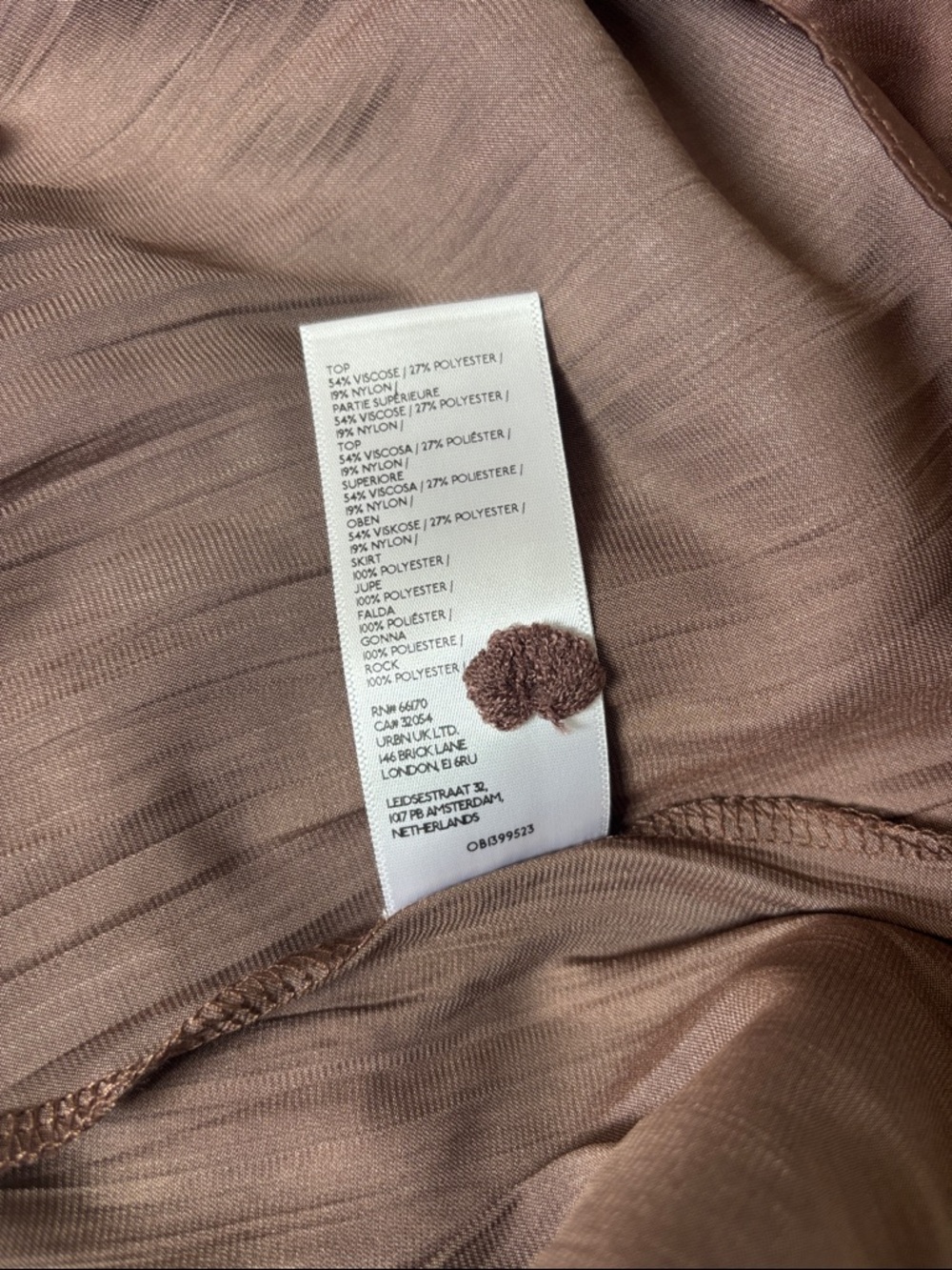 Anthropologie Brown Ribbed-Bodice Maxi Dress with Side Slit - Picture 8 of 14